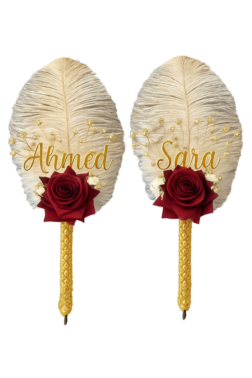 Luxury Signature Pen Set | Custom Bride & Groom Names | Elegant Wedding/Nikah Keepsake| Set of 2