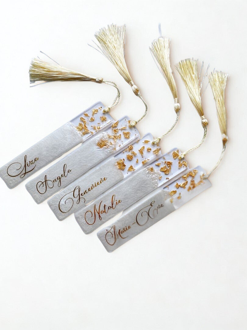 Bookmark – Personalized with Custom Text & Tassel - Gift for Book Readers