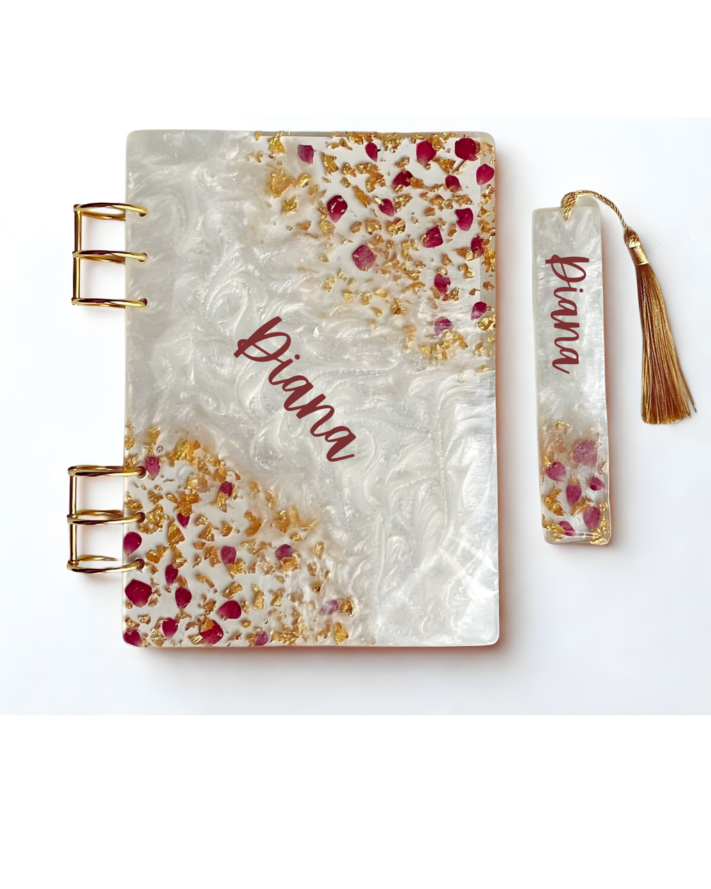 Personalized Gift Set | Custom Notebook (A6/A7), Keychain, Pen & Bookmark