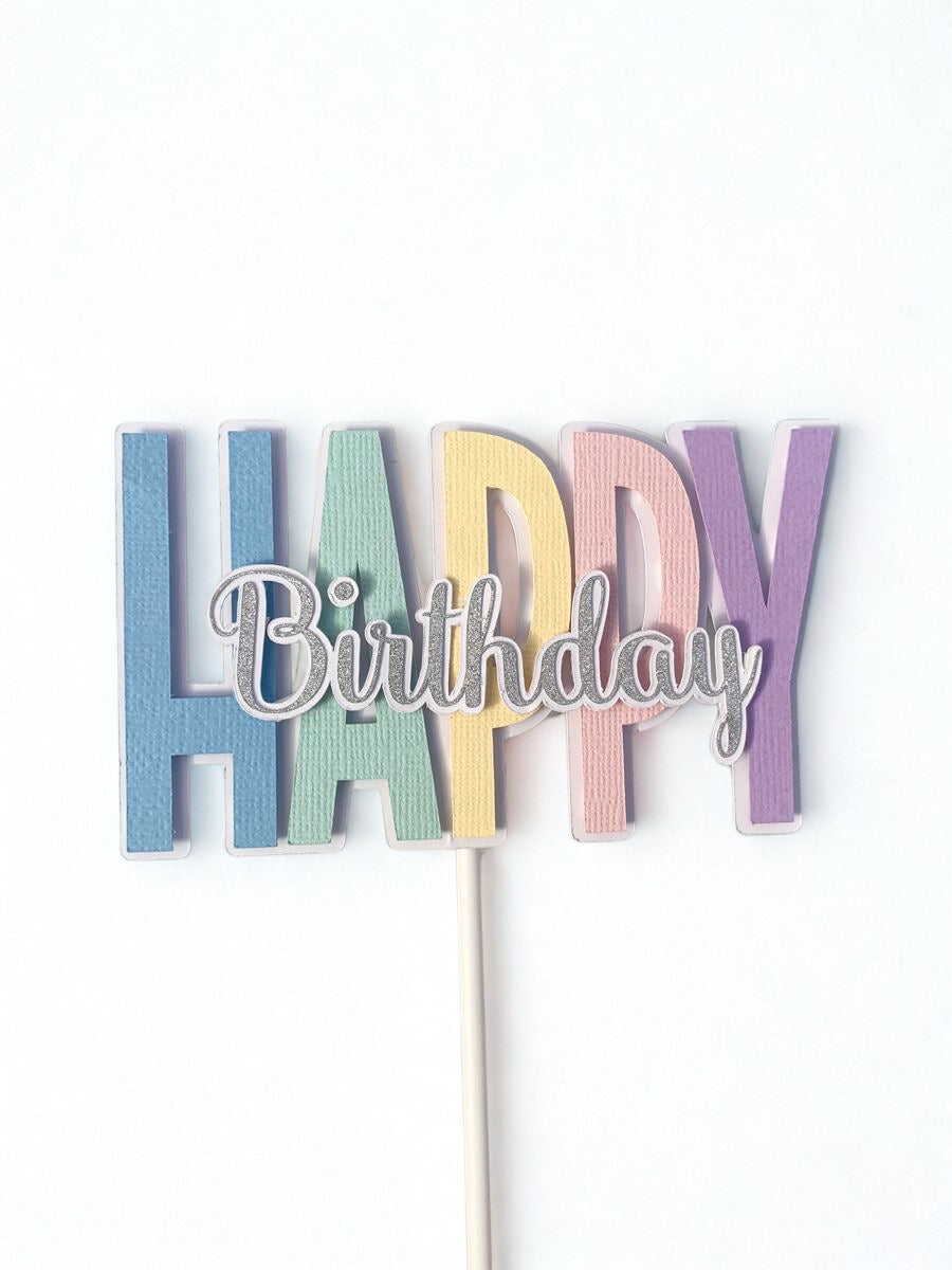 Custom Cake Topper | 3D Name or Theme | Ideal for Weddings, Birthdays, Parties