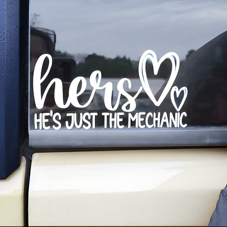 Rear Window Decal | Personalized Vinyl Sticker | 4x4 Inches